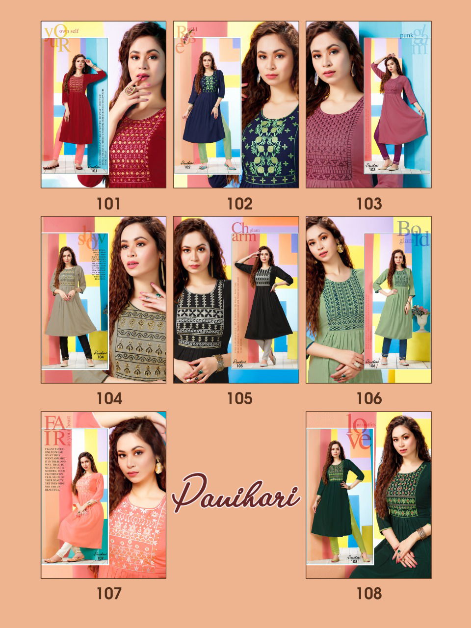 Ft Panihari Latest Designer Ethnic Wear Kurti With Bottom Collection